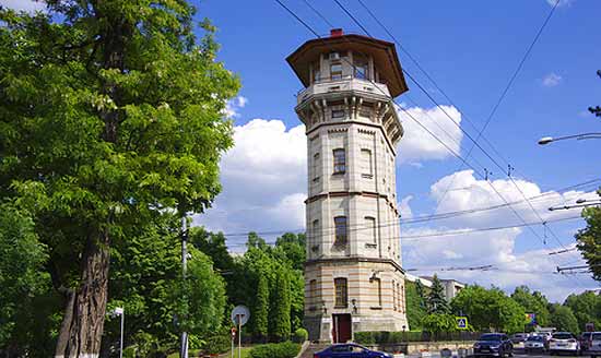 Det gamle vanntårnet i Chișinău