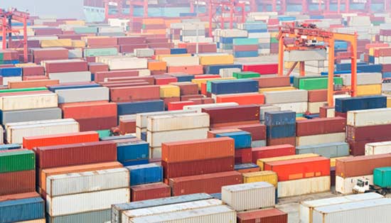 Containerhavnen i Shanghai